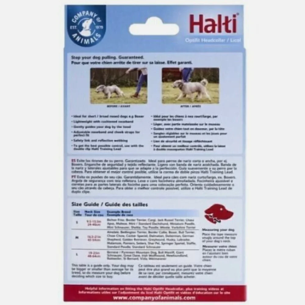 HALTI Headcollar for Dog No. 1 selling No Pulling Stop, Size 1 Adjustable